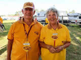 Bill Dobe and Margaret King, winners of Bocce, Imbil February 2021 ....