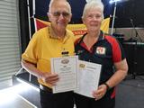 Life Memberships for Kevin and Carol Day, Nanango, October, 2020 ....